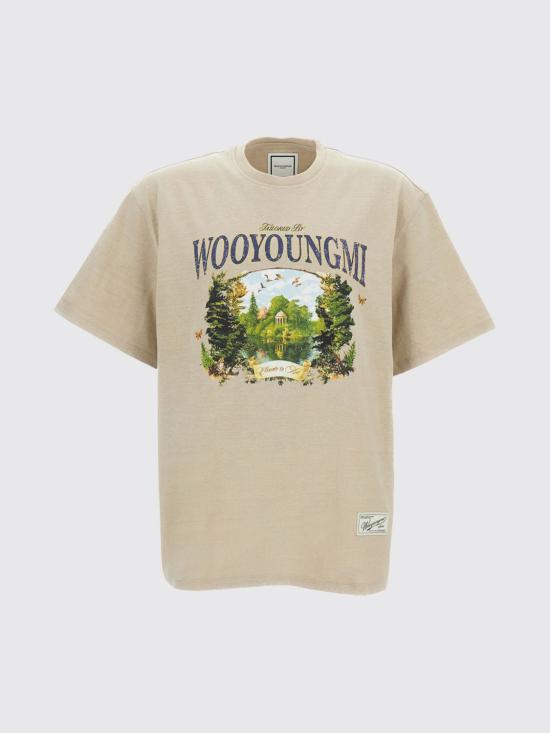 26SS 우영미 반팔 티셔츠 W261TS05 729E Beige - WOOYOUNGMI