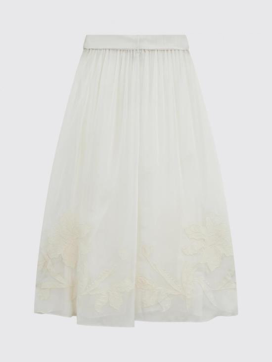 26SS 포르테포르테 롱 스커트 14522MYSKIRT 0047 Ivory - FORTE FORTE