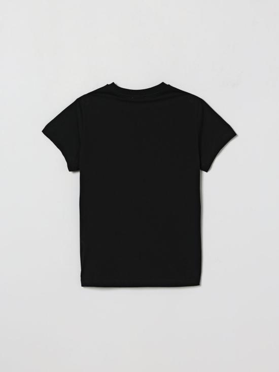 26SS [키즈] 모스키노 티셔츠 HUM05OLAA03 60100 Black - MOSCHINO