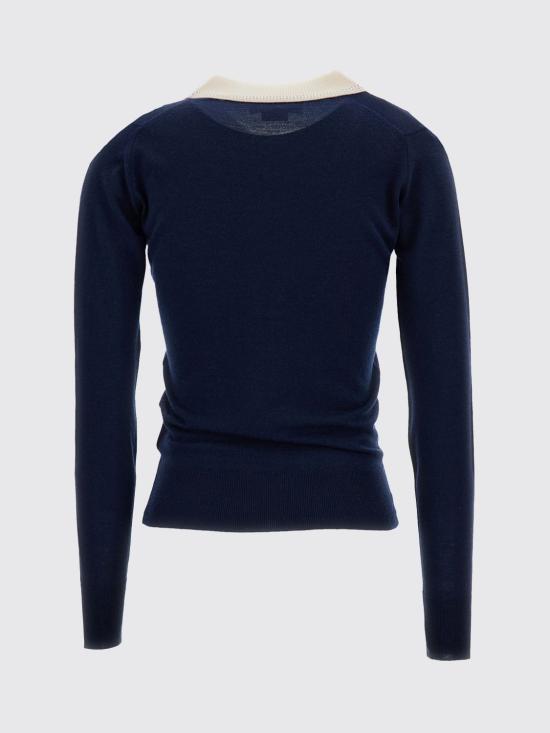 26SS 웨일즈보너 폴로 티셔츠 US26KNS4877 WO04591 Blue - WALES BONNER