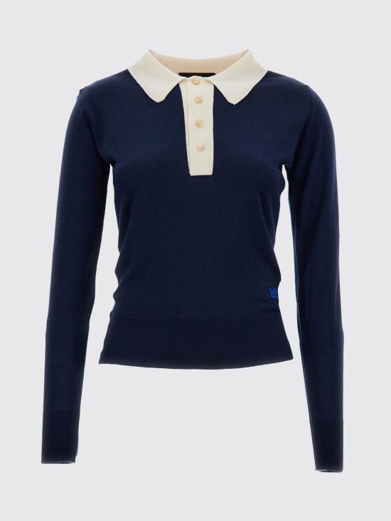 26SS 웨일즈보너 폴로 티셔츠 US26KNS4877 WO04591 Blue - WALES BONNER