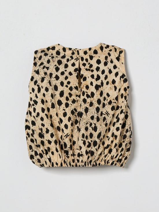 26SS [키즈] 엘리자베타프랜치 티셔츠 EGTO001CAE07 D640 Beige - ELISABETTA FRANCHI