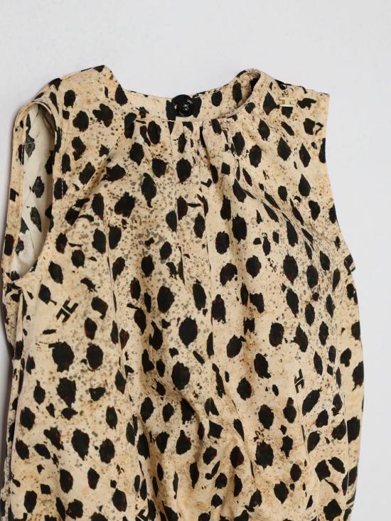 26SS [키즈] 엘리자베타프랜치 티셔츠 EGTO001CAE07 D640 Beige - ELISABETTA FRANCHI