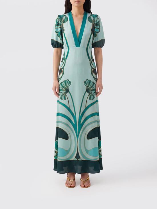 26SS 라 더블제이 롱 원피스 DRE0869CRE001BTU01 GR11 Green