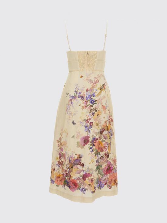 26SS 짐머만 롱 원피스 7509DS262C CMFL Beige - ZIMMERMANN