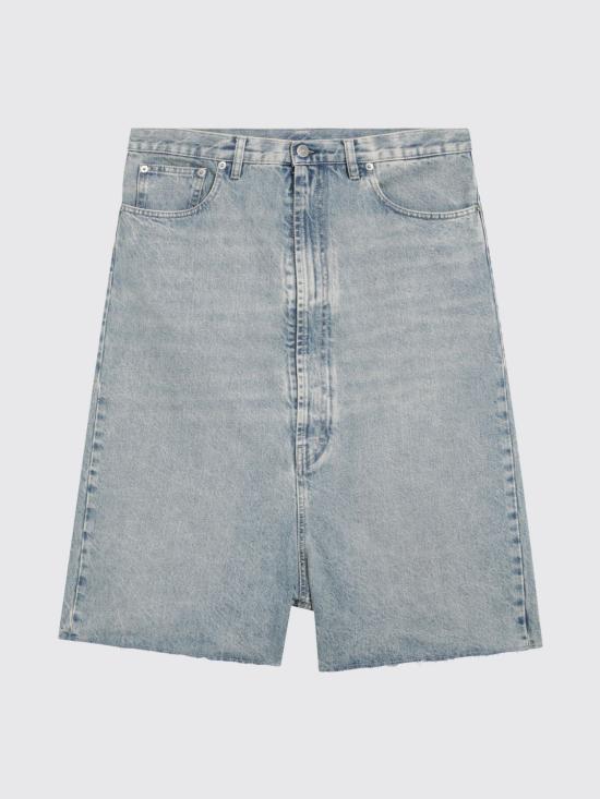 26SS 마르지엘라 드롭드 라이즈 데님 버뮤다 S67MU0065M30066 962 Gnawed Blue - MAISON MARGIELA