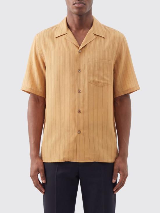 26SS 생로랑 반팔 셔츠 860621Y7J39 9096 Beige