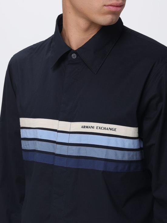 26SS 알마니 긴팔 셔츠 XM002109AF24533 UB101 Navy - ARMANI