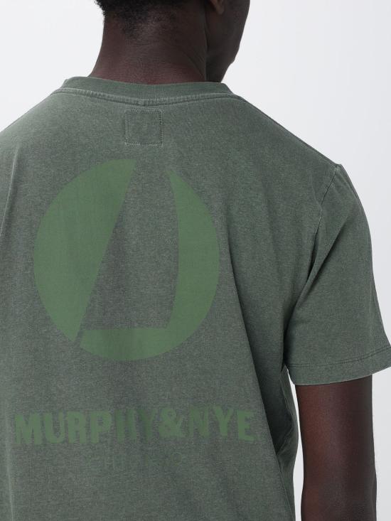 26SS 머피 앤 나이 반팔 티셔츠 T61102JE9550 E03371 Olive - MURPHY & NYE