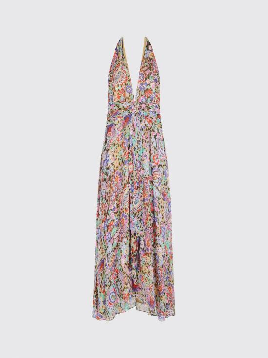 26SS 릭소 롱 원피스 0100615022607976 CARA FLORAL LEOPARD Brown - RIXO