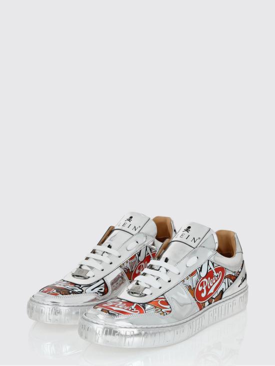 25FW 필립 플레인 스니커즈 AAESUSC0887PLE075N 70 Silver - PHILIPP PLEIN