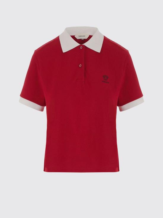 26SS 베르사체 폴로 티셔츠 10242351A17681 2RC90 Red - VERSACE