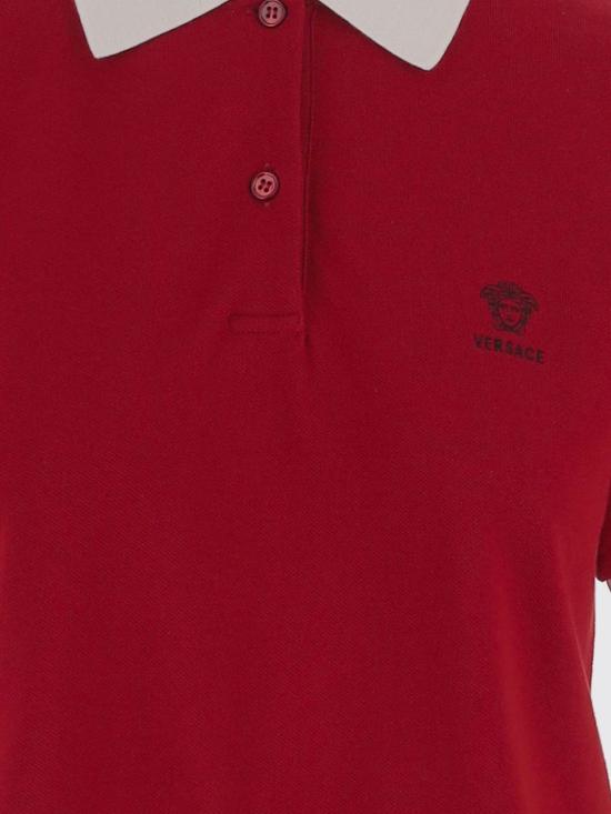 26SS 베르사체 폴로 티셔츠 10242351A17681 2RC90 Red - VERSACE