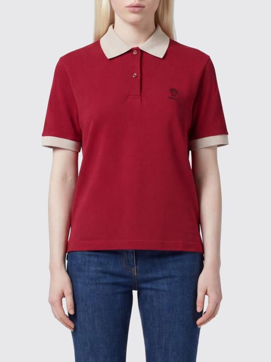 26SS 베르사체 폴로 티셔츠 10242351A17681 2RC90 Red