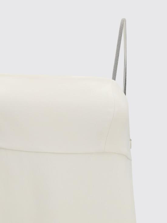 26SS 브루넬로 쿠치넬리 롱 원피스 MA029A5334 C7936 White - BRUNELLO CUCINELLI