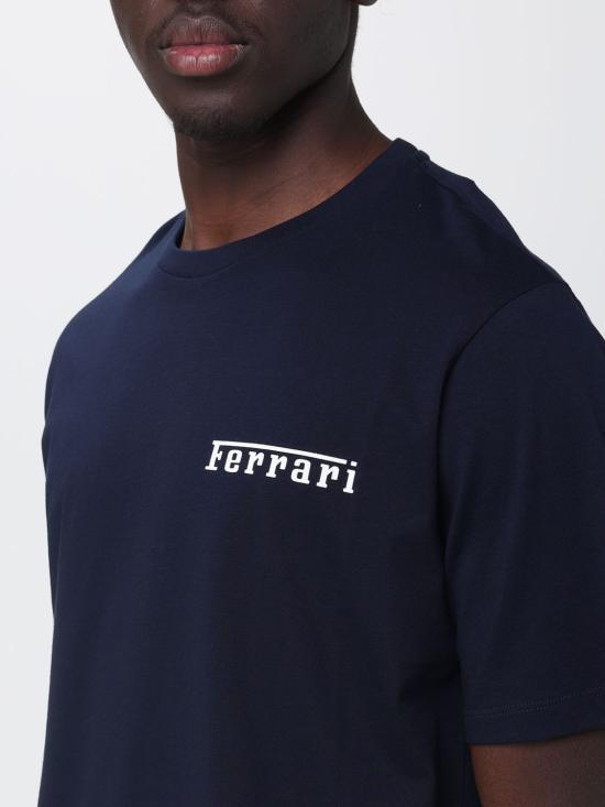 26SS 페라리 반팔 티셔츠 21163 NBLU Blue - FERRARI
