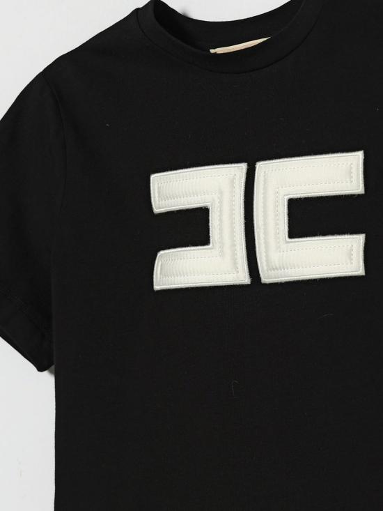 26SS [키즈] 엘리자베타프랜치 티셔츠 EFTS262JE006 N185 Black - ELISABETTA FRANCHI