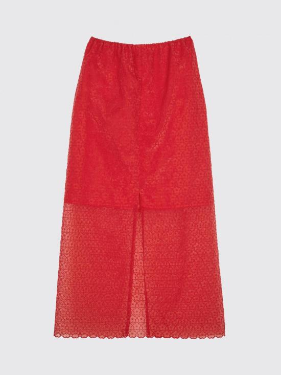 26SS 세실리아 반센 롱 스커트 26RTW17012 Red - CECILIE BAHNSEN