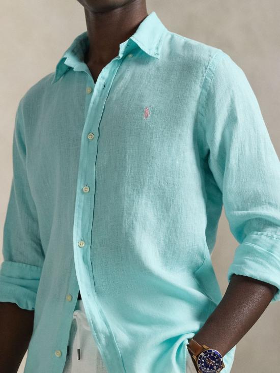 26SS 랄프 로렌 셔츠 710966294 510 LIGHT BLUE - RALPH LAUREN