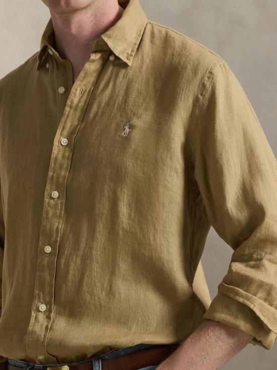 26SS 랄프 로렌 셔츠 710966294 511 BEIGE - RALPH LAUREN