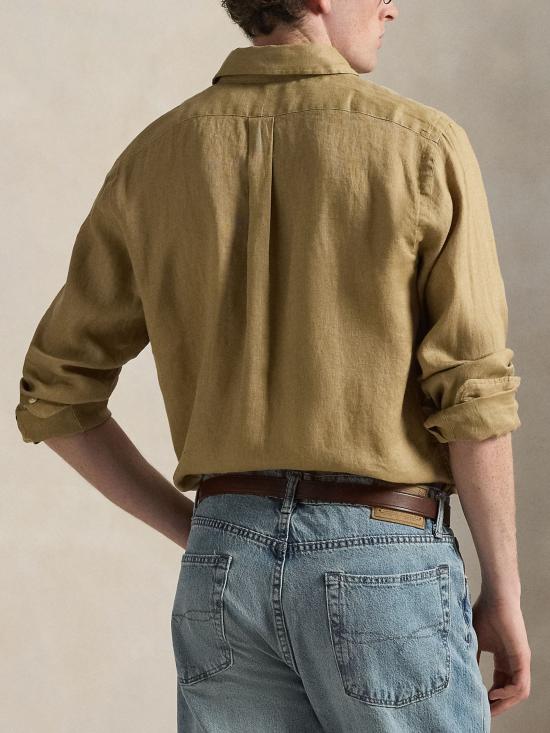 26SS 랄프 로렌 셔츠 710966294 511 BEIGE - RALPH LAUREN