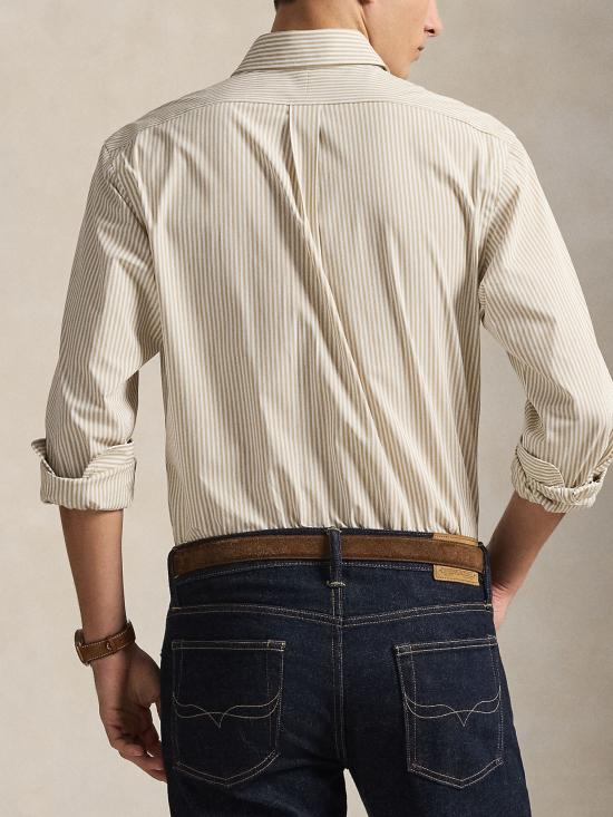 26SS 랄프 로렌 셔츠 710929346 502 BEIGE - RALPH LAUREN