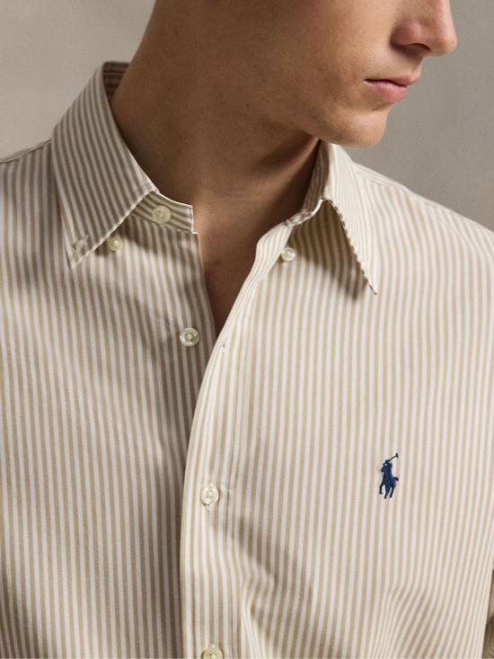 26SS 랄프 로렌 셔츠 710929346 502 BEIGE - RALPH LAUREN