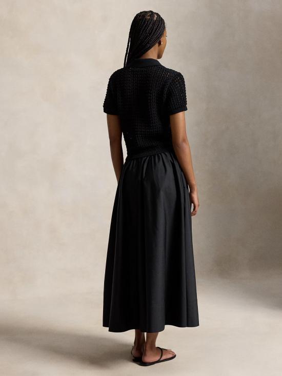 26SS 랄프 로렌 미디 원피스 211B26454 001 BLACK - RALPH LAUREN