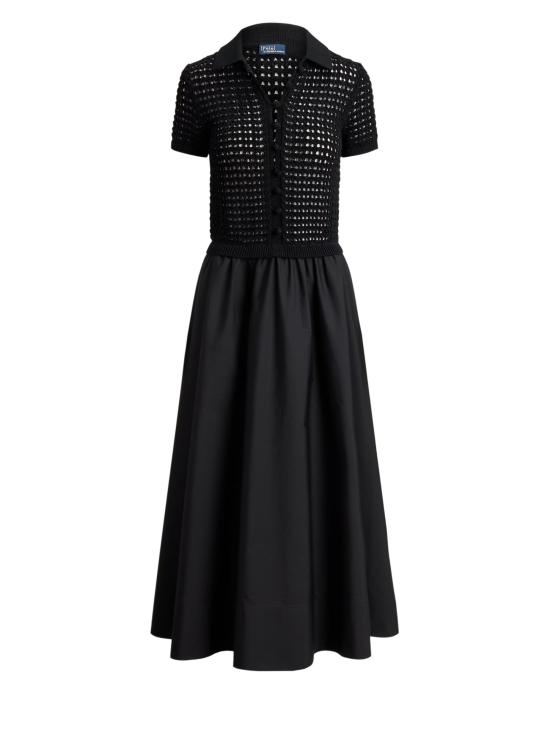 26SS 랄프 로렌 미디 원피스 211B26454 001 BLACK