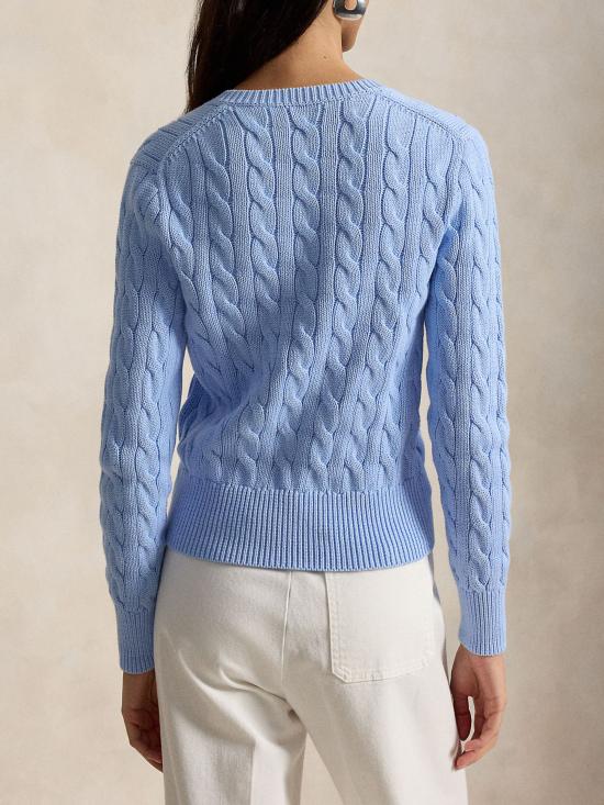 26SS 랄프 로렌 가디건 211971868 513 LIGHT BLUE - RALPH LAUREN