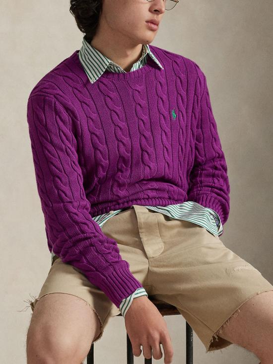 26SS 랄프 로렌 스웨터 710775885 539 VIOLET - RALPH LAUREN