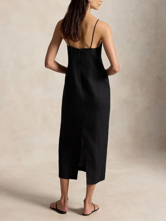 26SS 랄프 로렌 미디 원피스 211B18064 001 BLACK - RALPH LAUREN