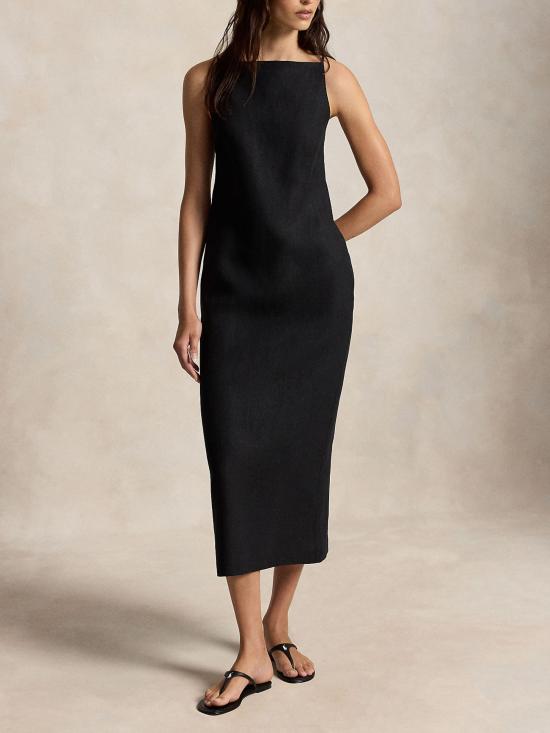 26SS 랄프 로렌 미디 원피스 211B18064 001 BLACK - RALPH LAUREN