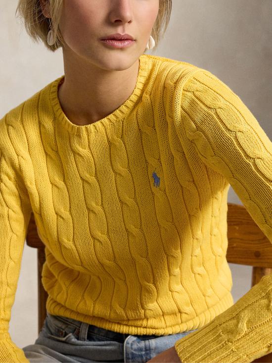 26SS 랄프 로렌 스웨터 211971869 507 YELLOW - RALPH LAUREN
