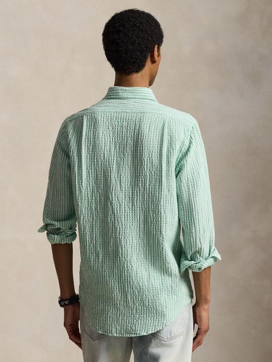 26SS 랄프 로렌 셔츠 710B16700 004 GREEN - RALPH LAUREN