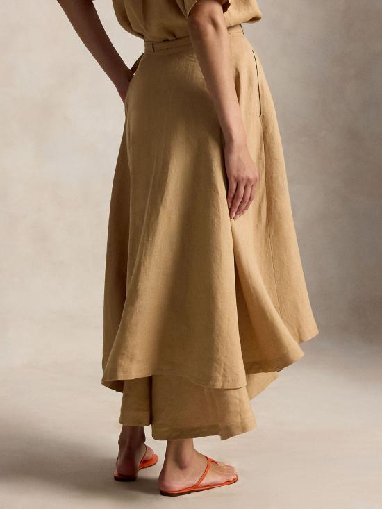 26SS 랄프 로렌 미디 스커트 211A12946 002 BEIGE - RALPH LAUREN