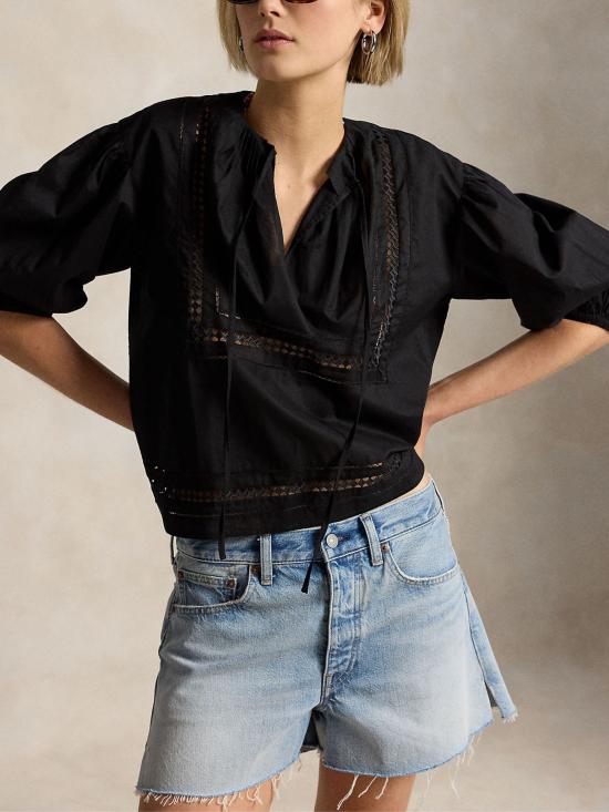 26SS 랄프 로렌 셔츠 211A12787 001 BLACK - RALPH LAUREN