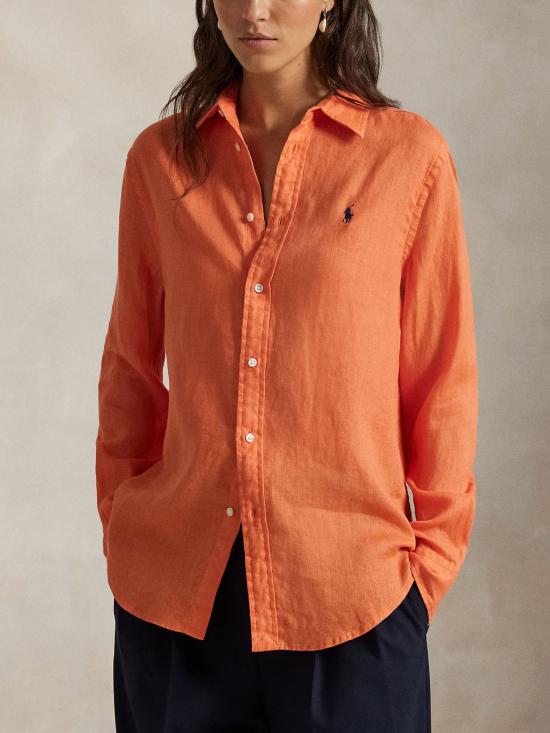 26SS 랄프 로렌 셔츠 211970730 500 ORANGE - RALPH LAUREN