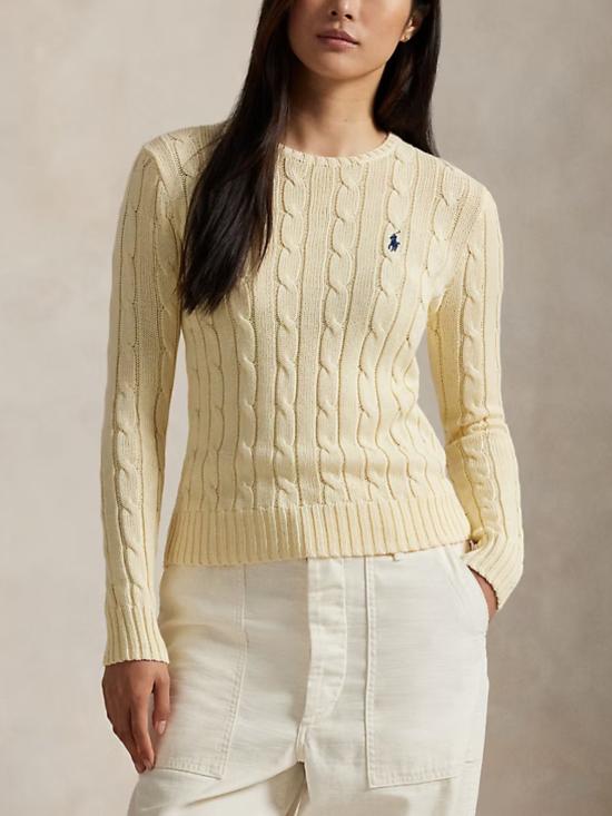 26SS 랄프 로렌 스웨터 211971869 015 WHITE - RALPH LAUREN
