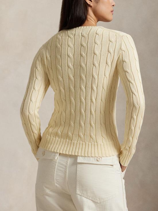 26SS 랄프 로렌 스웨터 211971869 015 WHITE - RALPH LAUREN