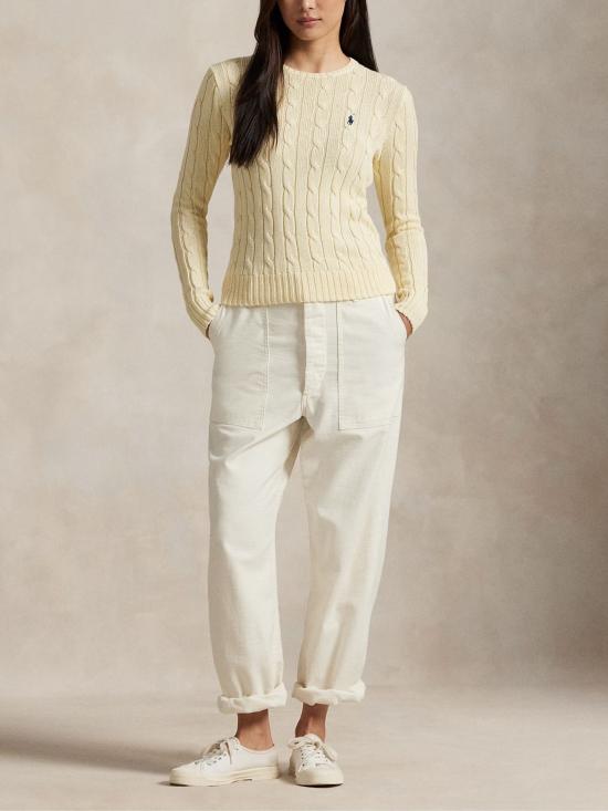 26SS 랄프 로렌 스웨터 211971869 015 WHITE - RALPH LAUREN