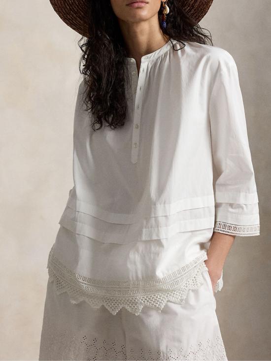 26SS 랄프 로렌 셔츠 211A12796 001 WHITE - RALPH LAUREN
