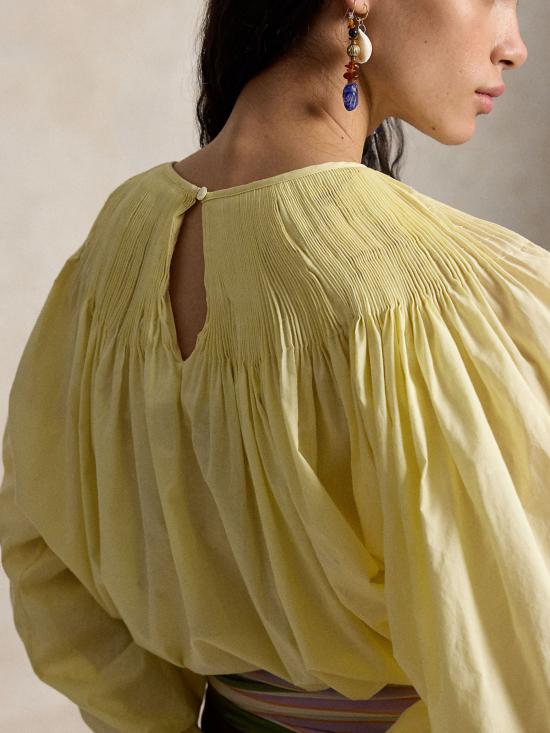 26SS 랄프 로렌 셔츠 211A12791 002 YELLOW - RALPH LAUREN