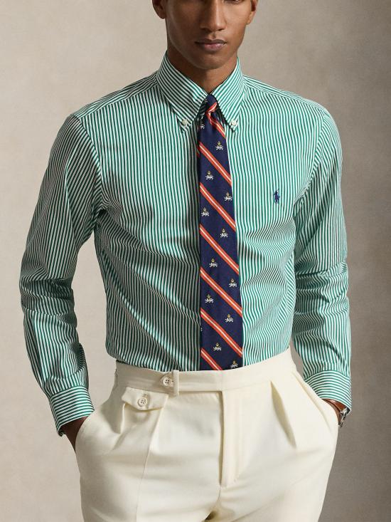 26SS 랄프 로렌 셔츠 710B15661 001 GREEN - RALPH LAUREN