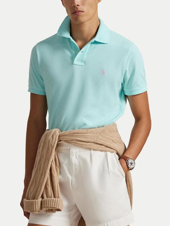 26SS 랄프 로렌 반팔 티셔츠 710536856 500 LIGHT BLUE - RALPH LAUREN