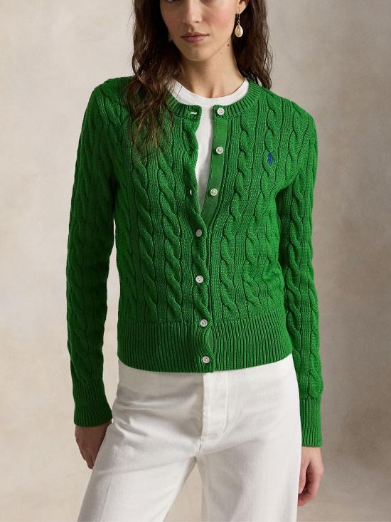 26SS 랄프 로렌 가디건 211971868 508 GREEN - RALPH LAUREN