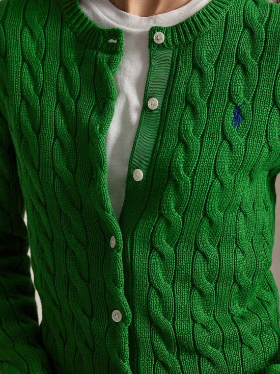 26SS 랄프 로렌 가디건 211971868 508 GREEN - RALPH LAUREN