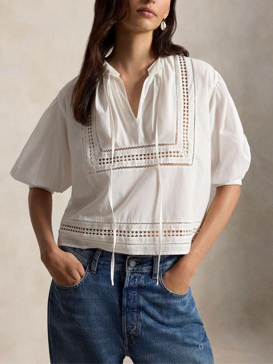 26SS 랄프 로렌 셔츠 211A12787 002 WHITE - RALPH LAUREN