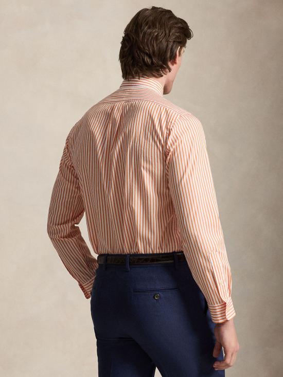26SS 랄프 로렌 레굴러 핏 프라이자이템드 코튼 710B15595 001 ORANGE - RALPH LAUREN
