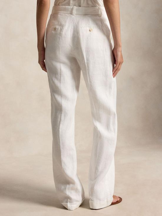 26SS 랄프 로렌 스트레이트 팬츠 211B15154 001 WHITE - RALPH LAUREN